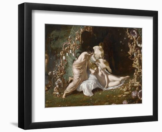 Titania endormie-Richard Dadd-Framed Giclee Print