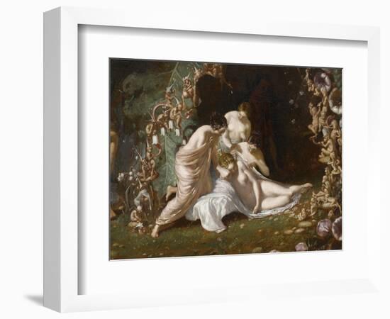 Titania endormie-Richard Dadd-Framed Giclee Print