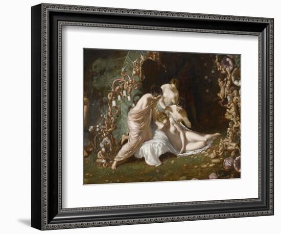 Titania endormie-Richard Dadd-Framed Giclee Print