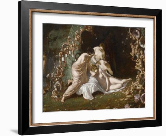 Titania endormie-Richard Dadd-Framed Giclee Print