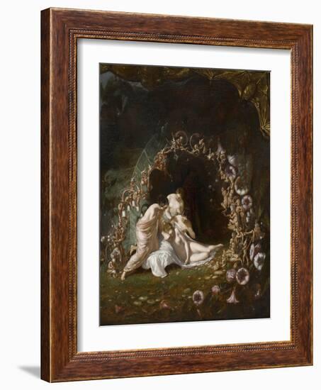 Titania endormie-Richard Dadd-Framed Giclee Print