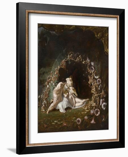 Titania endormie-Richard Dadd-Framed Giclee Print