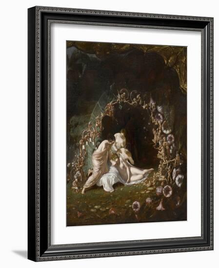 Titania endormie-Richard Dadd-Framed Giclee Print