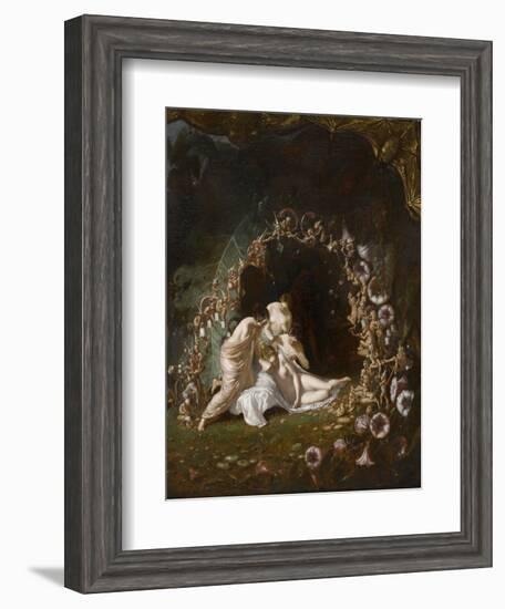 Titania endormie-Richard Dadd-Framed Giclee Print