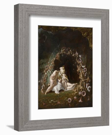 Titania endormie-Richard Dadd-Framed Giclee Print