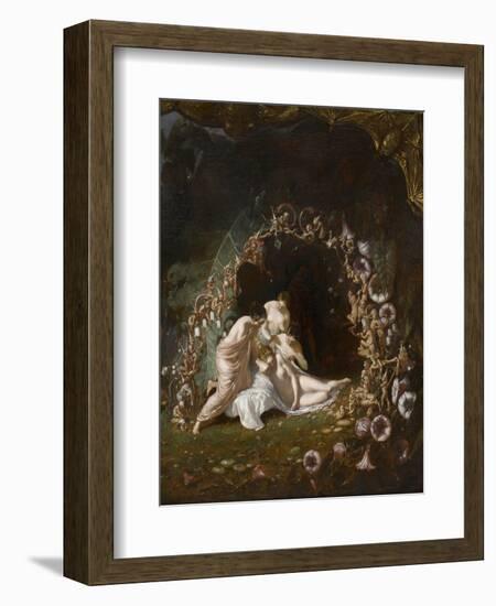 Titania endormie-Richard Dadd-Framed Giclee Print