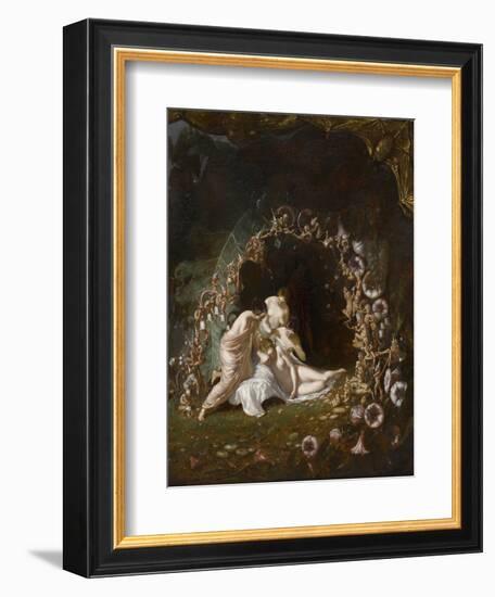 Titania endormie-Richard Dadd-Framed Giclee Print