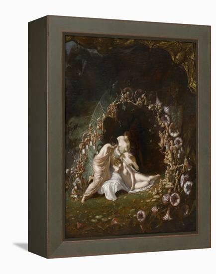 Titania endormie-Richard Dadd-Framed Premier Image Canvas