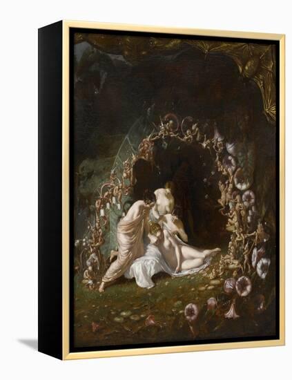 Titania endormie-Richard Dadd-Framed Premier Image Canvas