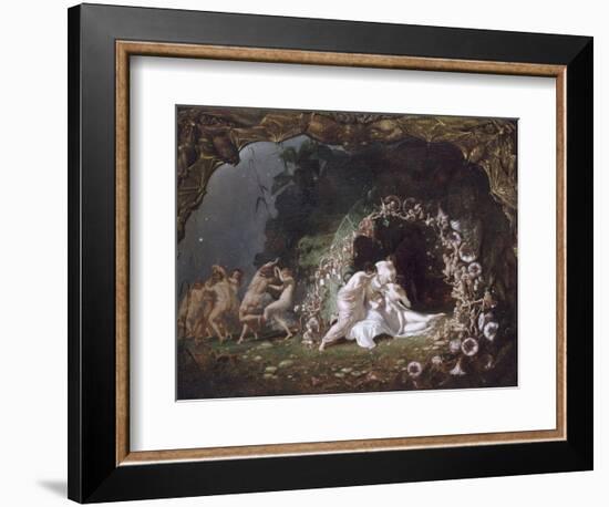 Titania endormie-Richard Dadd-Framed Giclee Print