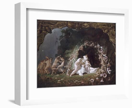 Titania endormie-Richard Dadd-Framed Giclee Print