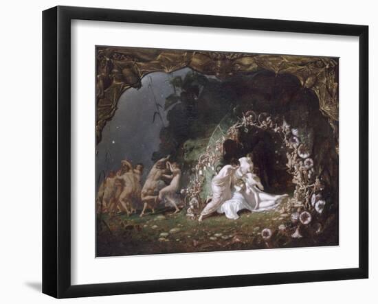 Titania endormie-Richard Dadd-Framed Giclee Print