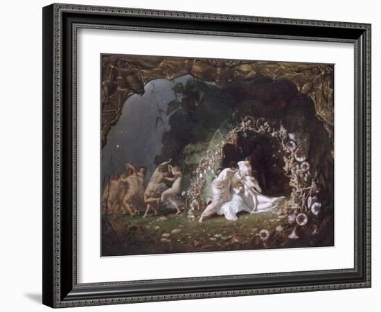 Titania endormie-Richard Dadd-Framed Giclee Print