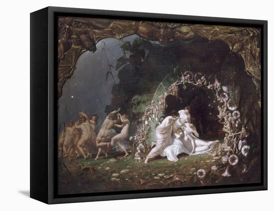 Titania endormie-Richard Dadd-Framed Premier Image Canvas