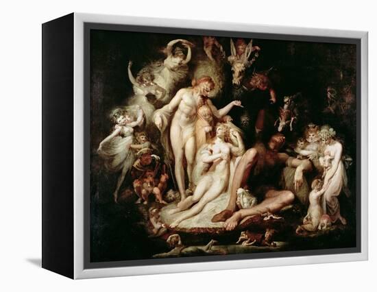 Titania's Awakening, C.1785-90-Henry Fuseli-Framed Premier Image Canvas