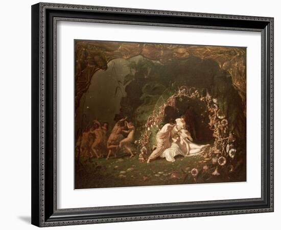 Titania Sleeping-Richard Dadd-Framed Giclee Print