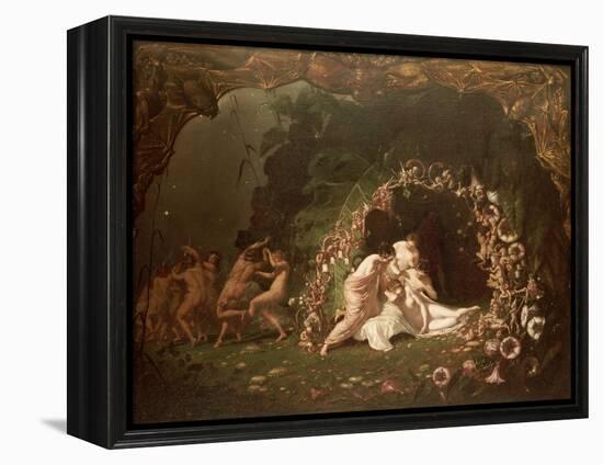 Titania Sleeping-Richard Dadd-Framed Premier Image Canvas