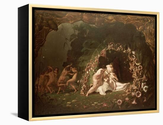 Titania Sleeping-Richard Dadd-Framed Premier Image Canvas