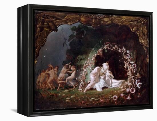 Titania Sleeping-Richard Dadd-Framed Premier Image Canvas