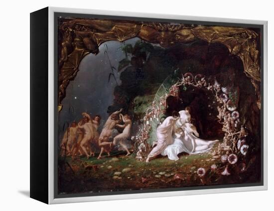 Titania Sleeping-Richard Dadd-Framed Premier Image Canvas