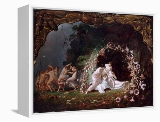 Titania Sleeping-Richard Dadd-Framed Premier Image Canvas