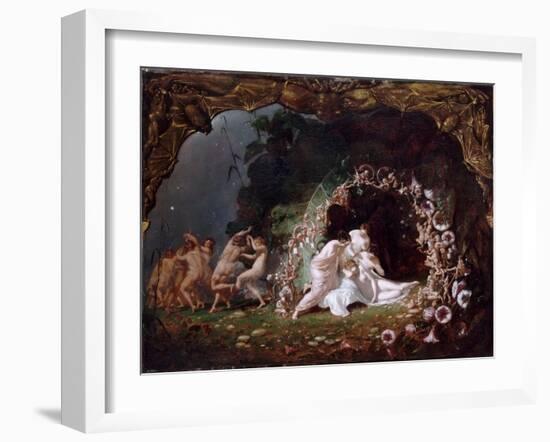 Titania Sleeping-Richard Dadd-Framed Giclee Print