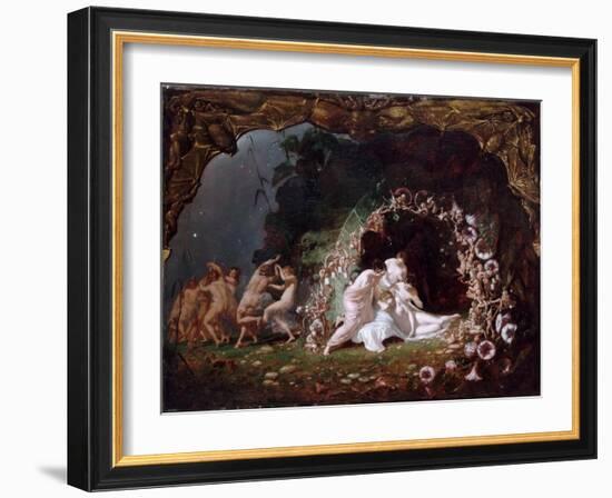 Titania Sleeping-Richard Dadd-Framed Giclee Print