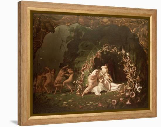 Titania Sleeping-Richard Dadd-Framed Premier Image Canvas