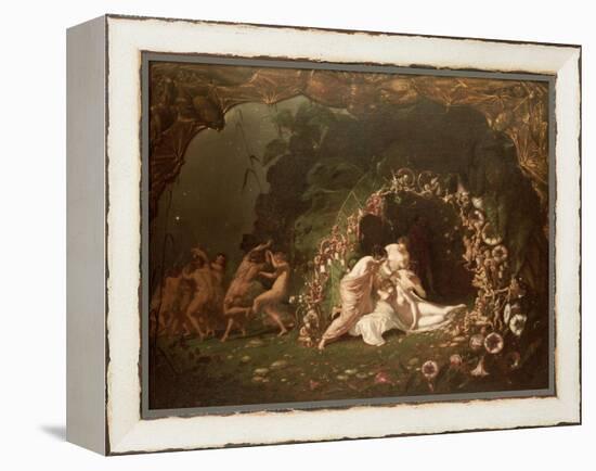 Titania Sleeping-Richard Dadd-Framed Premier Image Canvas