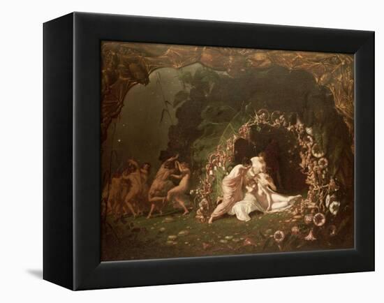 Titania Sleeping-Richard Dadd-Framed Premier Image Canvas