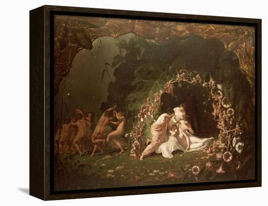 Titania Sleeping-Richard Dadd-Framed Premier Image Canvas