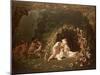 Titania Sleeping-Richard Dadd-Mounted Giclee Print