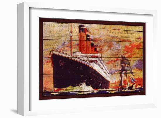 Titanic, Aged-Kate Ward Thacker-Framed Giclee Print