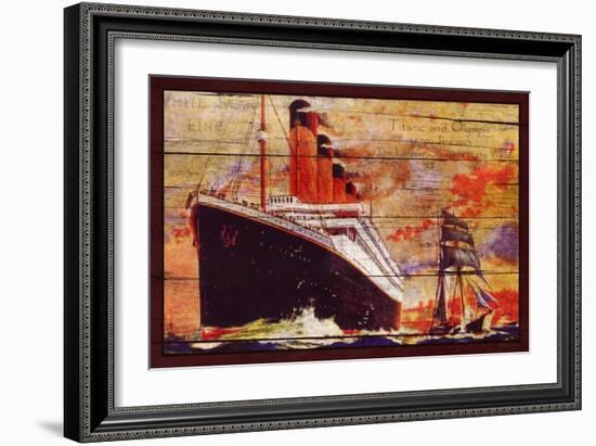 Titanic, Aged-Kate Ward Thacker-Framed Giclee Print