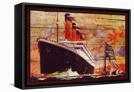 Titanic, Aged-Kate Ward Thacker-Framed Premier Image Canvas