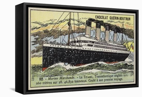 Titanic, British Transatlantic Liner, 1911-null-Framed Premier Image Canvas