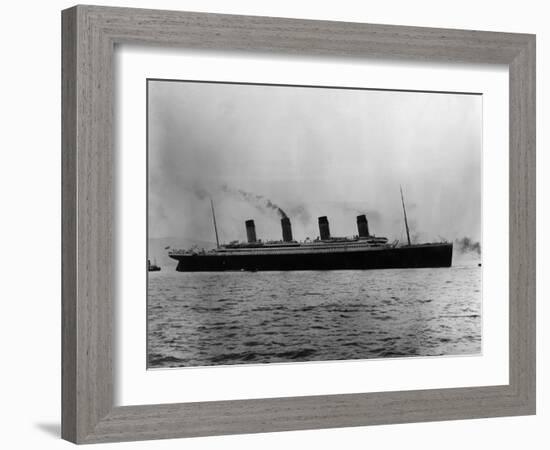 Titanic Leaves Belfast-null-Framed Photographic Print