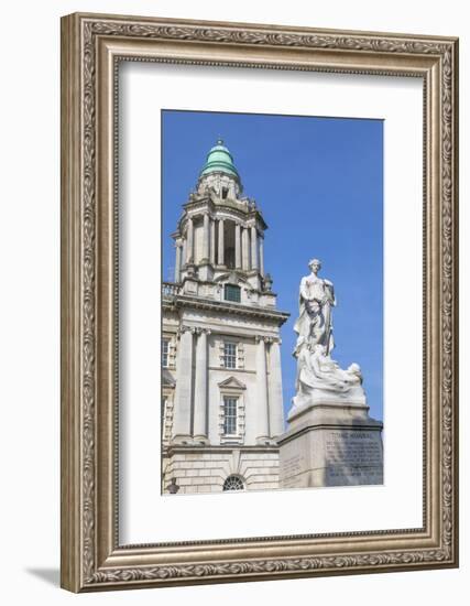 Titanic Memorial and City Hall, Belfast, Ulster, Northern Ireland-John Guidi-Framed Photographic Print