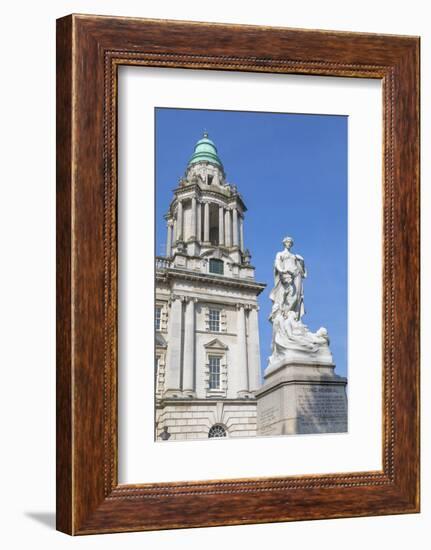 Titanic Memorial and City Hall, Belfast, Ulster, Northern Ireland-John Guidi-Framed Photographic Print