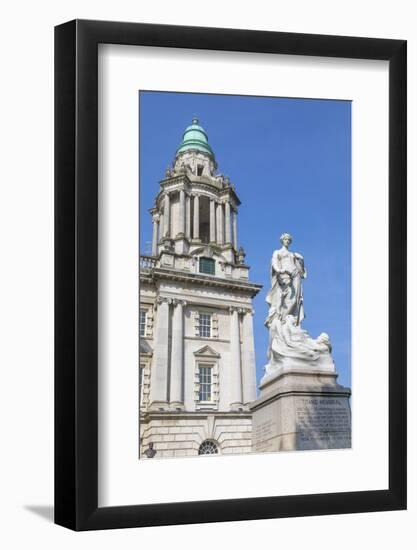 Titanic Memorial and City Hall, Belfast, Ulster, Northern Ireland-John Guidi-Framed Photographic Print