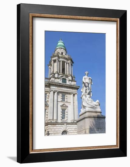 Titanic Memorial and City Hall, Belfast, Ulster, Northern Ireland-John Guidi-Framed Photographic Print