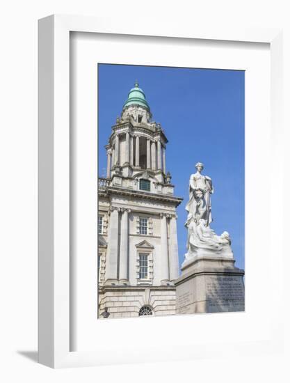 Titanic Memorial and City Hall, Belfast, Ulster, Northern Ireland-John Guidi-Framed Photographic Print