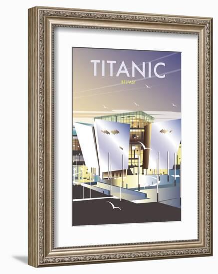 Titanic Museum - Dave Thompson Contemporary Travel Print-Dave Thompson-Framed Art Print