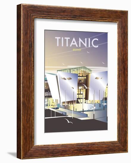 Titanic Museum - Dave Thompson Contemporary Travel Print-Dave Thompson-Framed Art Print