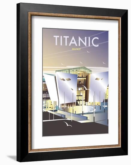 Titanic Museum - Dave Thompson Contemporary Travel Print-Dave Thompson-Framed Art Print