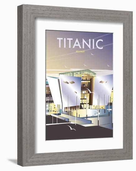 Titanic Museum - Dave Thompson Contemporary Travel Print-Dave Thompson-Framed Art Print