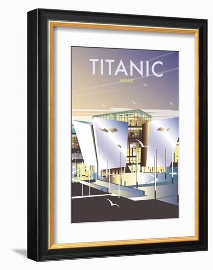 Titanic Museum - Dave Thompson Contemporary Travel Print-Dave Thompson-Framed Art Print