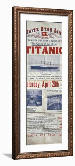 Titanic Poster-null-Framed Photographic Print