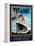 Titanic White Star Line Travel Poster 1-Jack Dow-Framed Premier Image Canvas