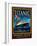 Titanic White Star Line Travel Poster 2-Jack Dow-Framed Giclee Print